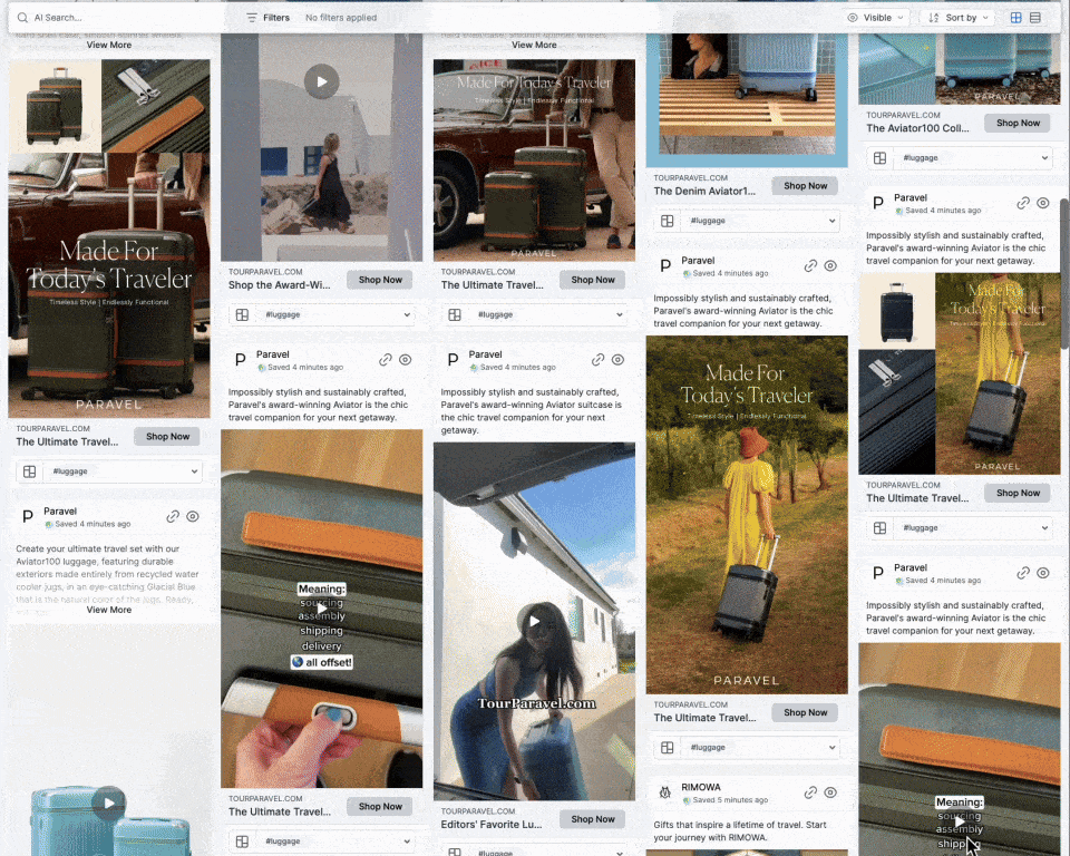 LuckyRev creative strategy — creative research process